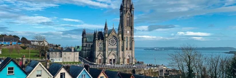 Shot of old cathedral in Ireland